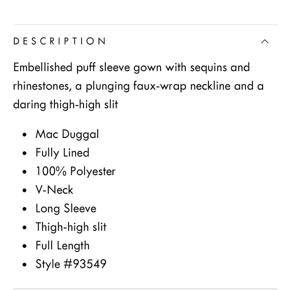 NWT MAC DUGGAL GOWN  SIZE 14  slate blue - Picture 5 of 7